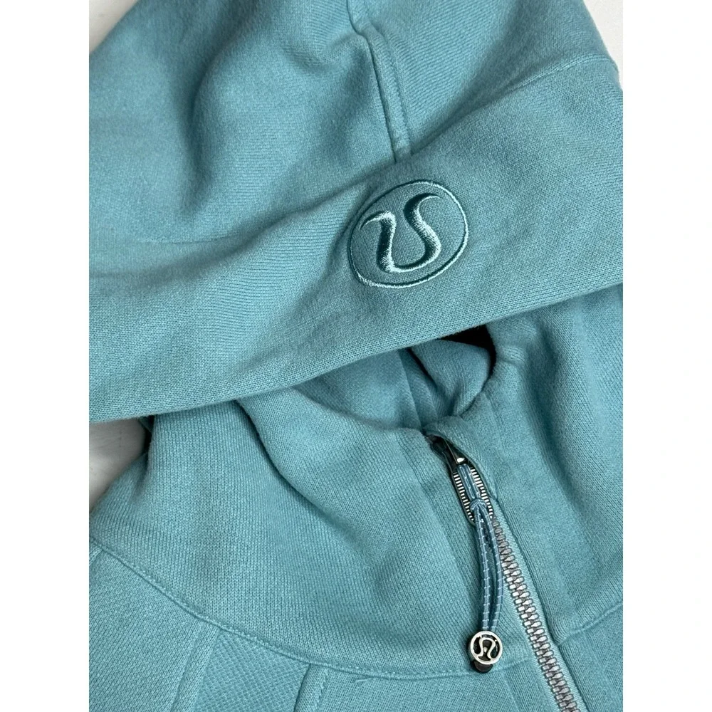 Lululemon Scuba Oversized Half-Zip Hoodie In Tidal Teal Size XS/S